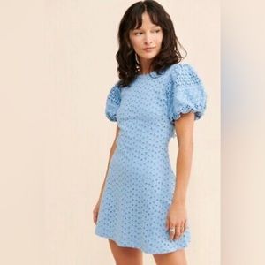 Free People Apricot Rose mini dress size small